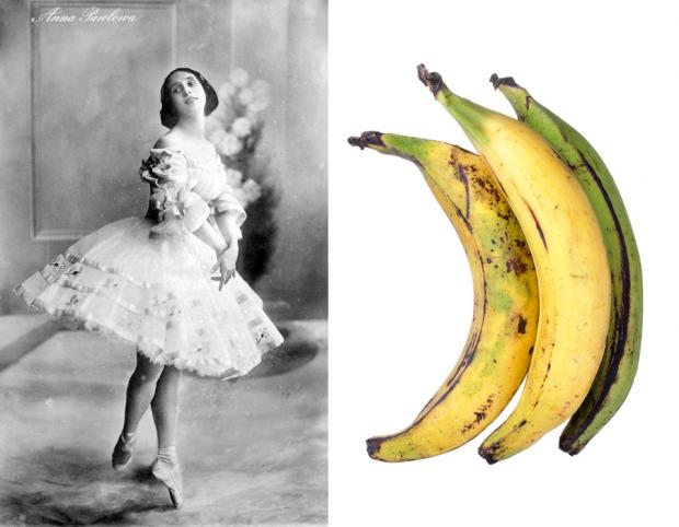 The raw elements for a great dessert: ballet and a starchy vegetable.
