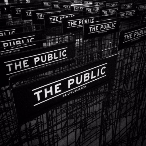 Gearing up for the launch - Take a pic with your copy tomorrow! #ThePublicSelfie
