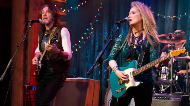 Meryl Streep and&nbsp;Rick Springfield in&nbsp;Ricki and the Flash.
