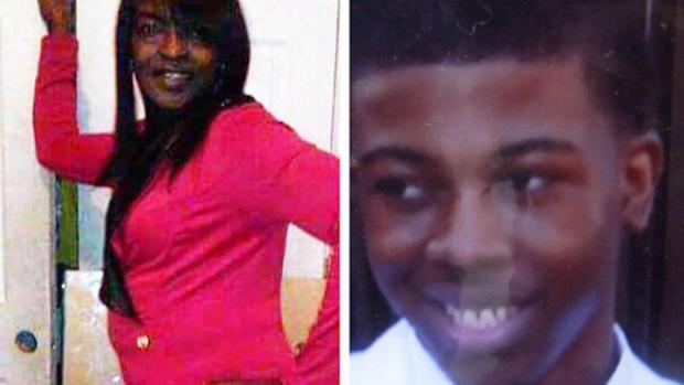 Bettie Jones and Quintonio LeGrief, both killed by Chicago police on December 26.
