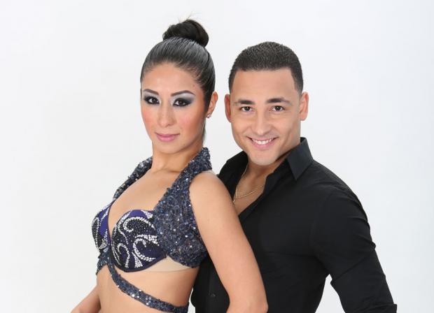 Fanny Olaya and Calvin Rice of Baila Salsa Dance Company
