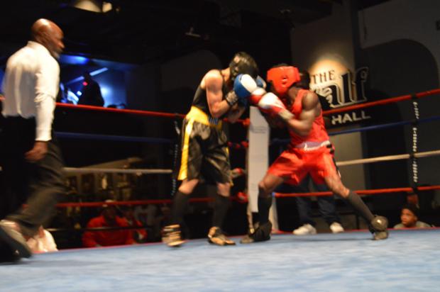 Jeffrey Nygayot battling Mike Vega
