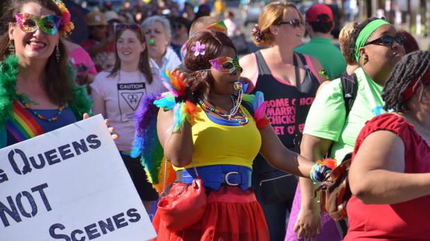 Dyke March and Allen Street Festival. Photos by J. Carocci
