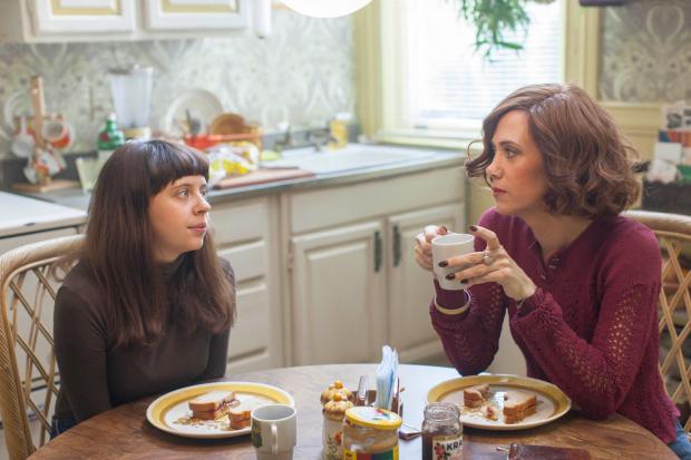 Bel Powley and Kristen Wiig in The Diary of a Teenage Girl.
