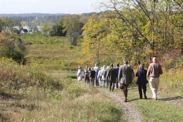 Visitors at the Western New York Land Conservancy's Stella Niagara Preserve, located on the Niagara River in Lewsiston-&nbsp;last Summer. Photograph by Jay Burney
