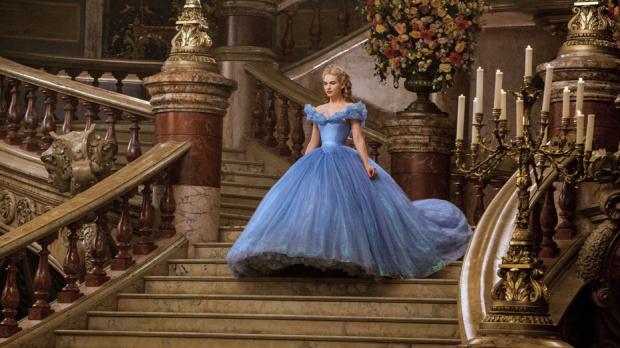 Lily James in Cinderella.
