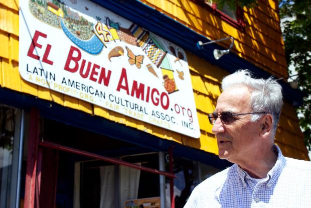 Santiago Masferrer in front of El Buen Amigo. Photos by Rashard Cunningham
