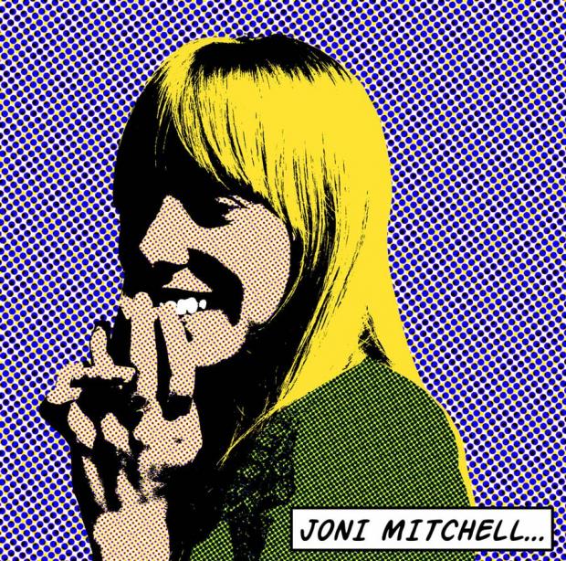 Joni Mitchell by Veronica Aguilar
