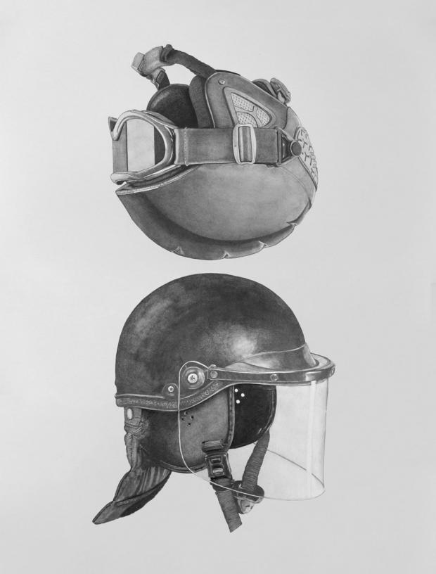 Two Helmets by Patrick&nbsp;Foran.
