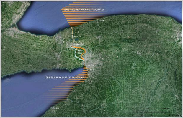 The proposed Erie Niagara Marine Sanctuary
