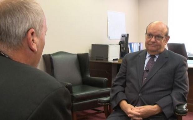 WGRZ TV's Dave McKinley interviews Erie County Water Authority Commissioner Earl L. Jann.
