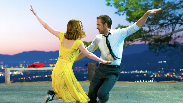 Emma Stone and Ryan Gosling in La La Land.
