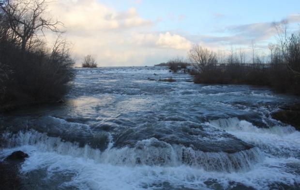 The Niagara River above Niagara Falls -photo jburney
