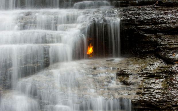 The Eternal Flame at Chestnut Ridge Park. Photo by&nbsp;Mpmajewski/Creative Commons
