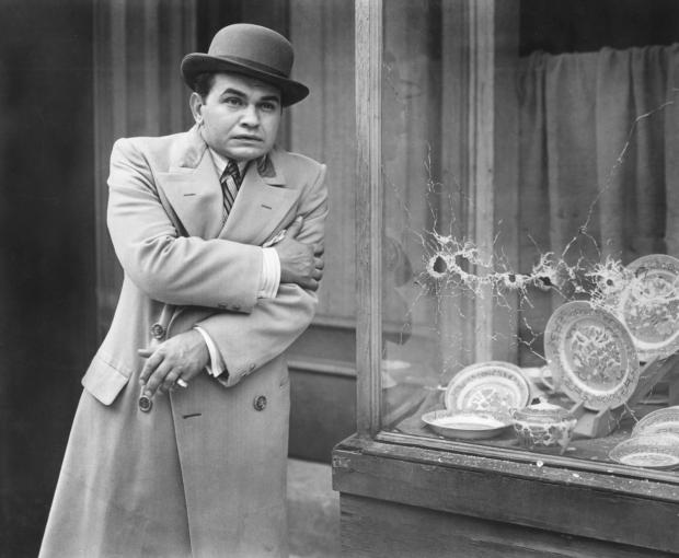 Edward G. Robinson in Little Caesar.
