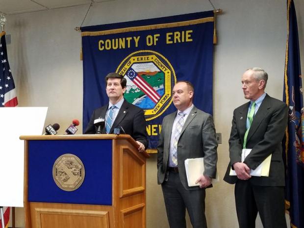 In April, Erie County Executive Mark Poloncarz outlined his agenda for county road and highway maintenance.
