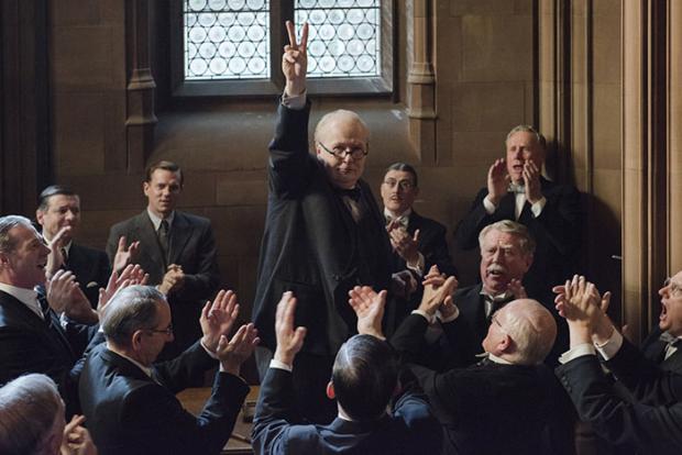 Gary Oldman in Darkest Hour.
