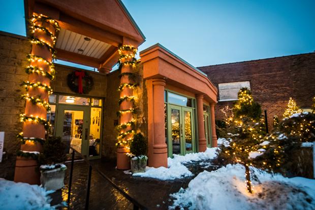 Ristorante Lombardo is all decked out for the holiday season.
