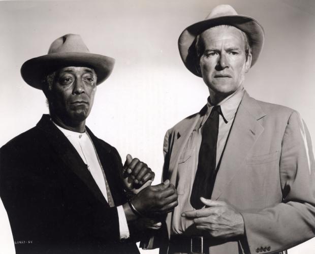 Juano Hernandez and Will Geer in Intruder in the Dust (1949).
