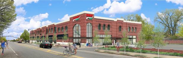An artist's rendering of the proposed Dash's expansion on Hertel Avenue.
