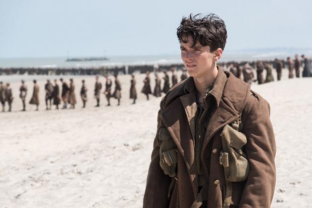 Fionn Whitehead in Dunkirk.
