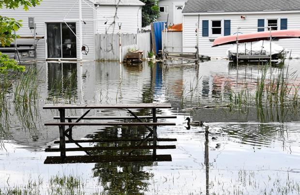 Flooding along Lake Ontario in Greece, New York. (Darren McGee / Office of Governor Andrew M. Cuomo)
