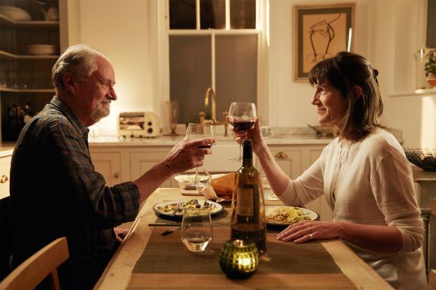 Jim Broadbent and Harriet Walter in The Sense of an Ending.
