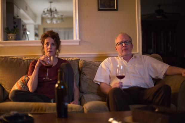 Debra Winger and Tracy Letts in The Lovers.
