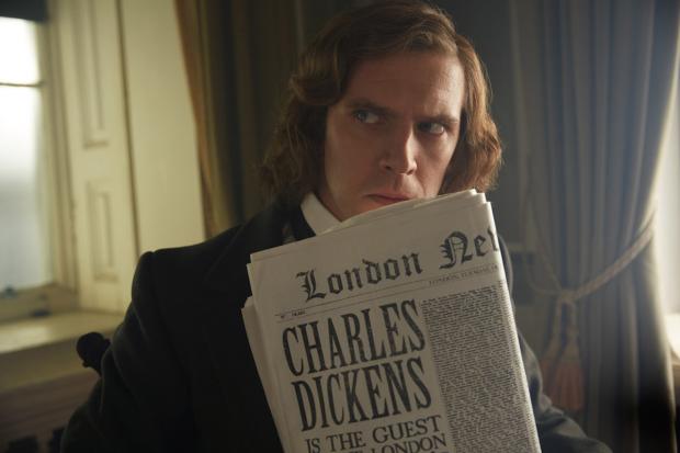 Dan Stevens as Charles Dickens in The Man Who Invented Christmas.
