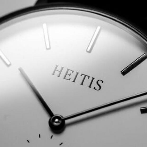 The Heitis Classic, by Western New York watch designer D. J. Heider. Photo courtesy of Heitis Watches.
