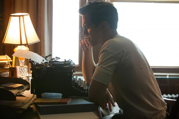 Nicholas Hoult as J.D. Salinger in Rebel in the Rye.
