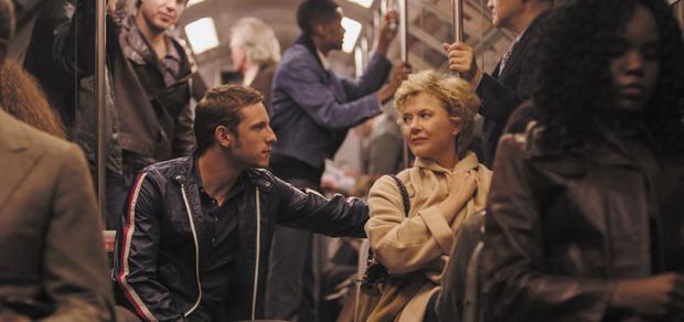 Jamie Bell and Annette Benning in Film Stars Don't Die in Liverpool.
