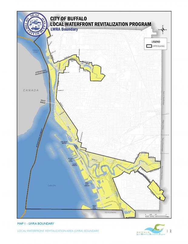 Proposed Buffalo Local Waterfront Revitalizaton Area (LWRA)
