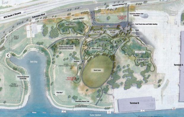 New ECHDC Plan for the South End of the Outer Harbor
