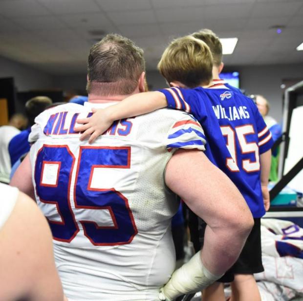 Kyle Williams of the Buffalo Bills watches as the Cincinnati Bengals help his team into the NFL playoffs. Photo courtesy of buffalobills.com.
