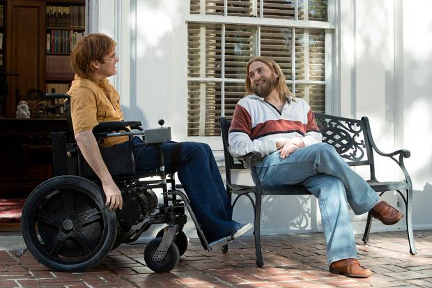 Joaquin Phoenix and Jonah Hill in Don't Worry, He Won't Get Far on Foot.
