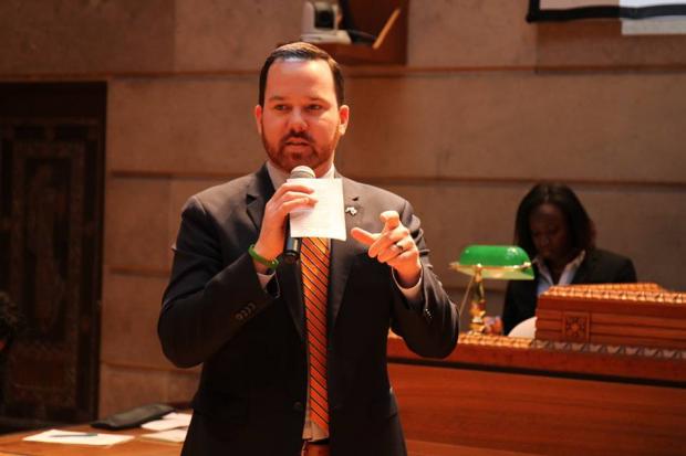 South District Common Councilman Chris Scanlon has supported Ellicott Development's proposed expansion of WNY Maritime Charter School, despite neighbors's concerns about scale and environmental impacts.
