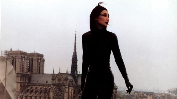 Maggie Cheung in Irma Vep, which is screening at Halwalls on Thursday, June 21.
