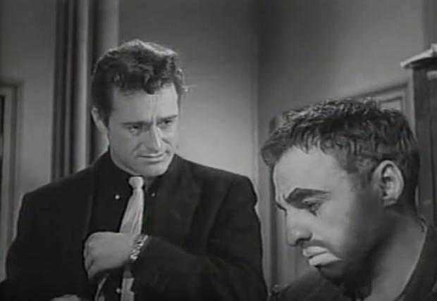 Dick Miller (left) in Carnival Rock. 
