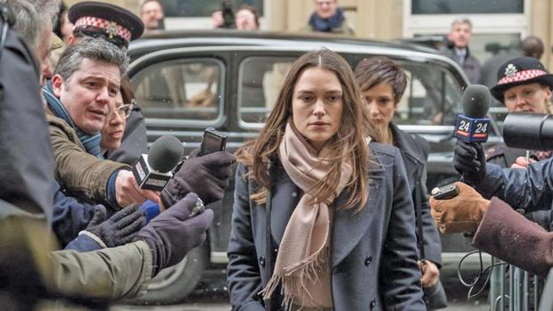 Keira Knightley as whistleblower Katharine Gun in Official Secrets.
